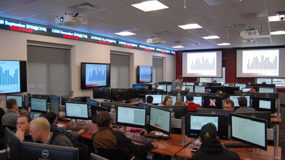 An open house for UNL's newly redesigned commodity training room in Filley Hall is 2 to 4 p.m. May 5.