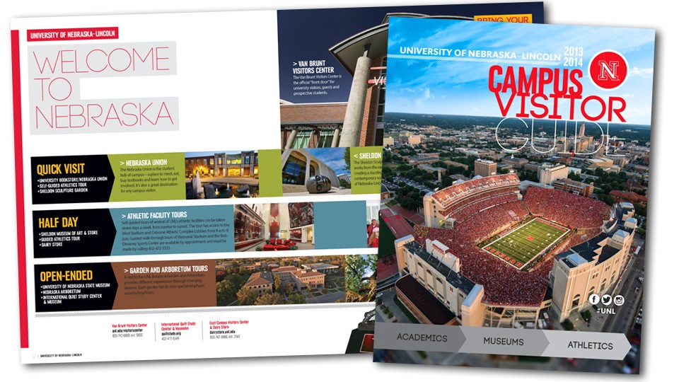 Free copies of the new UNL Campus Visitors Guide are available to campus units. The publication is designed to be a source of information to first-time UNL visitors.