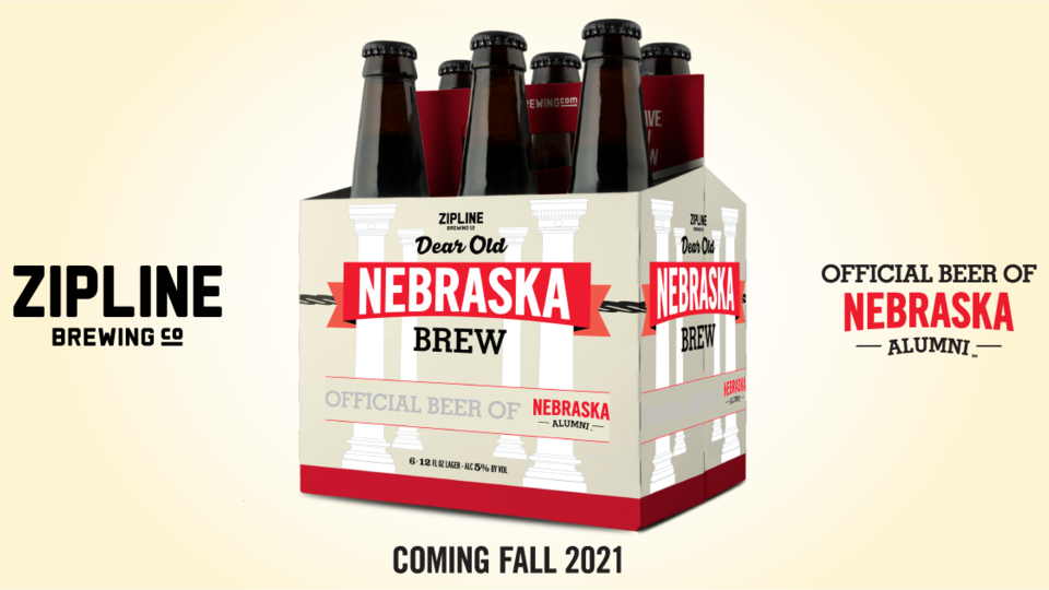 The Nebraska Alumni Association and Lincoln’s Zipline Brewing Company are pleased to announce a collaborative beer designed by and for University of Nebraska alumni.  