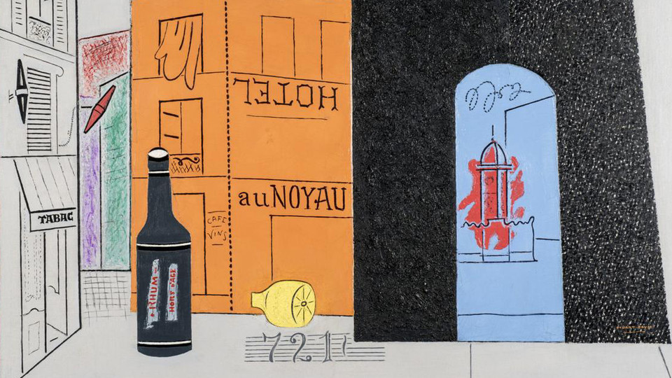 "Arch Hotel" by Stuart Davis is included in the collection at Nebraska's Sheldon Museum of Art.