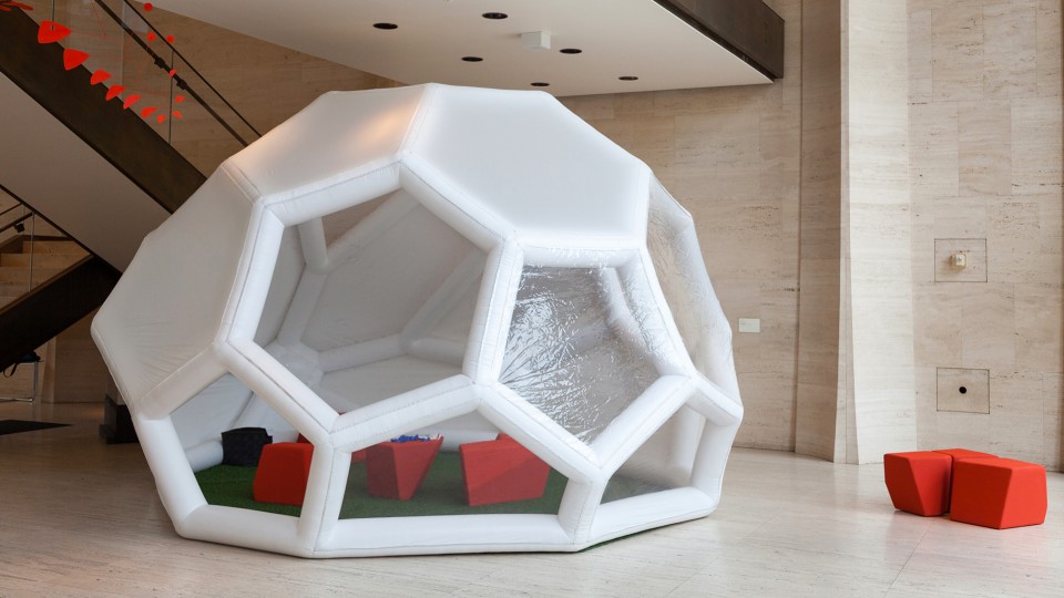 Jeff Day's "Pneumad" inflatable structure will be on display at Sheldon Museum of Art events this summer, including First Fridays on June 3 and July 1.