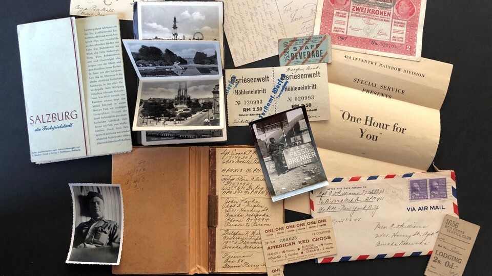 A collection of artifacts from Clarence Williams is shown. These are among hundreds of items that have been digitized and annotated for the project.