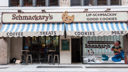 Schmackary's cookie shop in New York City.