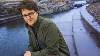 Jeffrey Polkowski is a second year graduate student working on his thesis on residential hardscapes and their role in water pollutants. For his thesis, he is focusing on Antelope Creek and the high amount of E.Coli present in the watershed. He is an intern for the city's watershed management program and through a grant from the EPA, he will do projects for people who live near the creek that can help filter the water that runs into it.