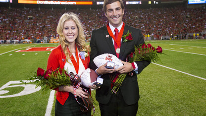 Shelby Kruse and Jeff Story are the 2014 Homecoming queen and king. 