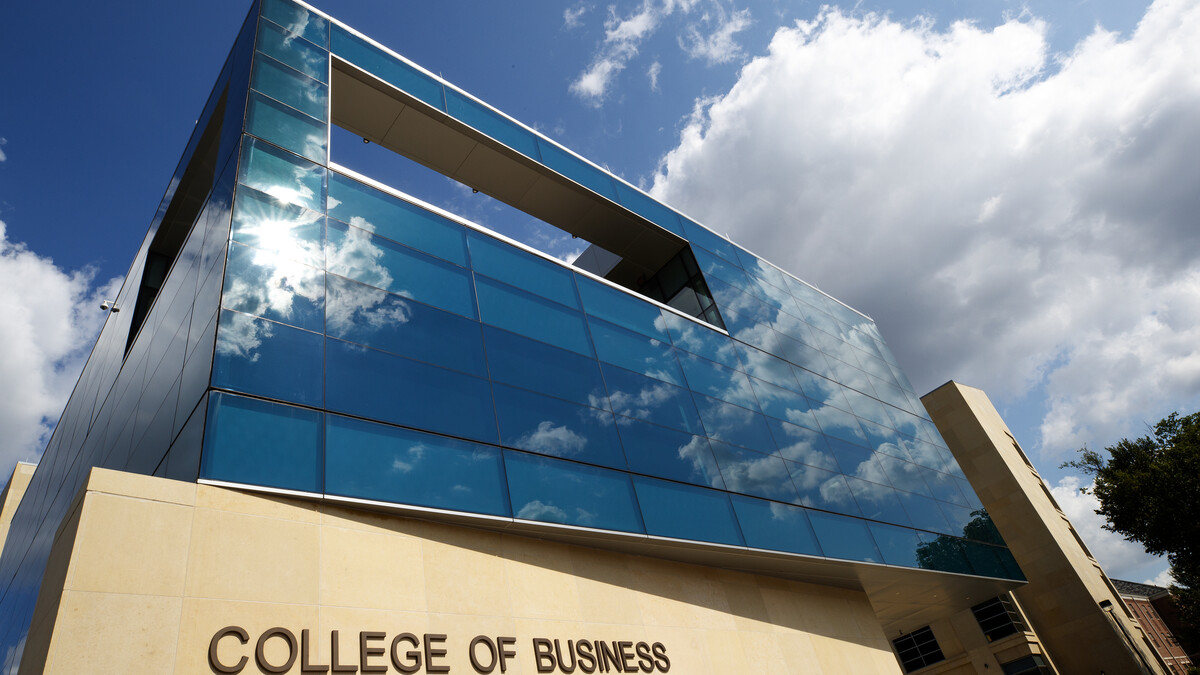 The College of Business will celebrate its first B-Week in the new 240,000-square-foot Howard L. Hawks Hall.