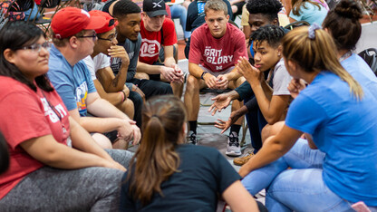 Husker Dialogues is held in Devaney Sports Complex.