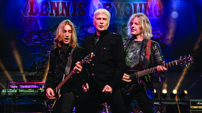 Dennis DeYoung (center), former lead singer and songwriter of Styx, will perform March 4 at the Lied Center for Performing Arts.