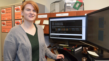 Lyndsie Wszola, research associate with Nebraska Cooperative Fish and Wildlife Research, helped develop the open-source Pheasant Habitat Simulator.