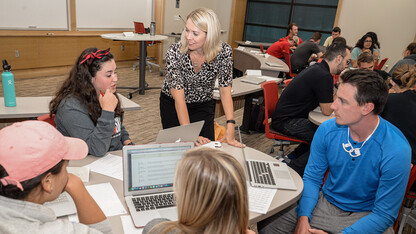 Under the guidance of Amber Messersmith, students learn how to initiate a funding process, create a grant application, evaluate applications and make decisions on providing grants for community betterment.