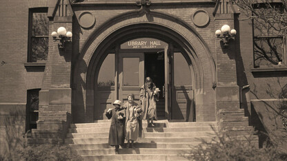 This photo of Architecture Hall (formerly Library Hall) from May 1924, is among the historical records available through the University Archives and Special Collections. A variety of online resources are now available for students, faculty, staff and the public who may be researching university history.