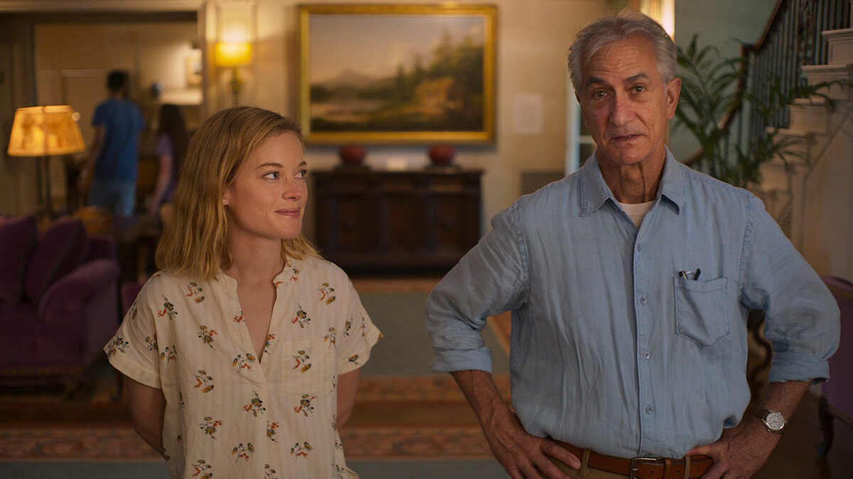 Jane Levy (left) and David Strathhairn star in "A Little Prayer."