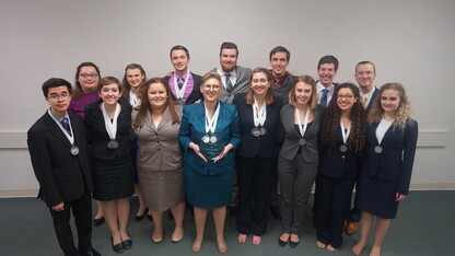 The Nebraska speech team earned its seventh straight Big Ten Conference title earlier this season. The team also recently finished 12th overall in the national tournament.