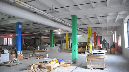 The former Nebraska State Fair exhibit space on the first floor of the 4-H Building at Nebraska Innovation Campus has been reserved for a Maker Space and the NIC’s business accelerator. University administrators are seeking funds to create the space, which would allow individuals access to a variety of tools.
