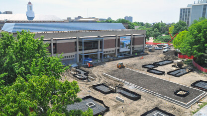 Construction projects at UNL include the Love Library Learning Commons, a $10 million project designed as a gathering and collaboration space for students. The learning commons is scheduled to open in December.