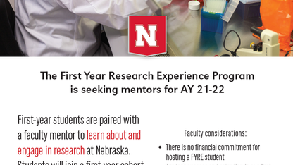First Year Research Experience allows students to use their federal work study funds in a research or creative activities job, enabling students to get paid to learn