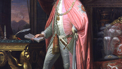 Portrait of Sir William Hamilton by David Allen, 1775.