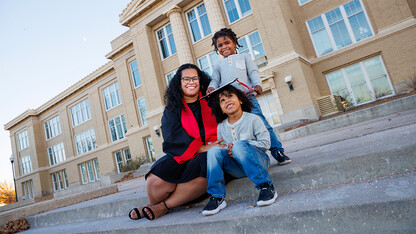 La’Rae Pickens-Bonebright with her two sons