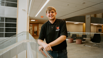 Buescher, an international business student, took initiative to maintain and cultivate the connections he made while studying abroad in China through the College of Business.  