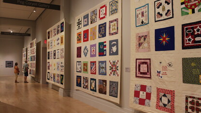 PaCurrently on view at the IQM: United in Memory 9/11 Victims Memorial Quiltat the International Quilt Museum