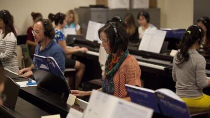 The Community Piano Experience offers group piano classes for beginning and intermediate piano students. Registration for fall classes ends Aug. 31.