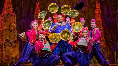 Marcus M. Martin performs with the company of "Aladdin."