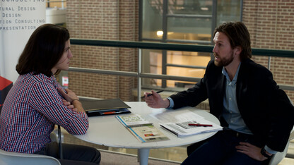 Student Interview at College of Architecture Career Fair