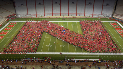 UNL freshmen at 2013 orientation.