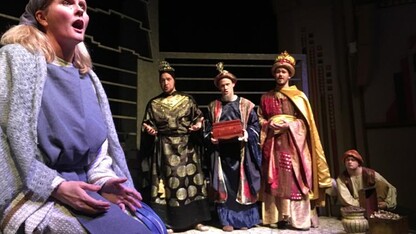 Scene from "Amahl and the Night Visitors."