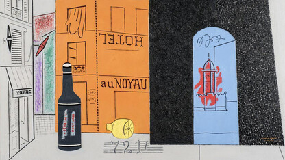 "Arch Hotel" by Stuart Davis is included in the collection at Nebraska's Sheldon Museum of Art.