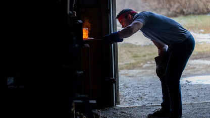 Colton Arias launched Bridger Forge LLC when he was in high school so he could pursue his interest in creating and selling knives and swords.