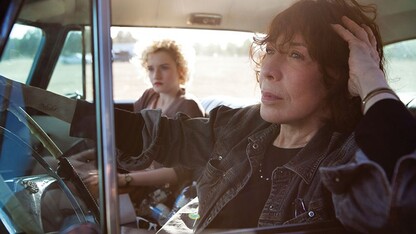 Lily Tomlin & Julia Garner in "Grandma"