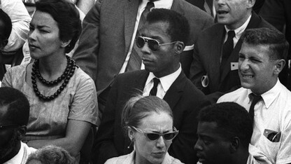 James Baldwin in "I Am Not Your Negro"