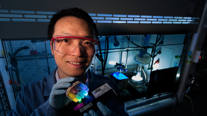 Jian Zhang, assistant professor of chemistry, recently earned a five-year, $527,154 Faculty Early Career Development Program Award from the National Science Foundation to develop an organic-based catalyst that uses the sun’s energy to facilitate chemical reactions. His work could one day lead to cleaner fuel production.  