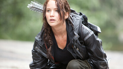 Jennifer Lawrence plays Katniss Everdeen in "The Hunger Games" movies.