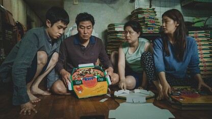 The Park family in Academy Award winner "Parasite."