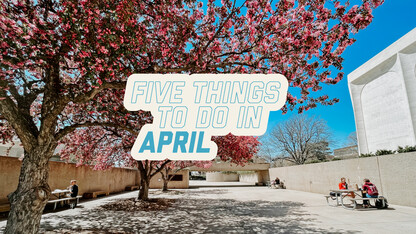 April is a great month to find whatever excuse you can to get outside around campus!