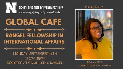 Global Café to discuss Rangel Fellowship 