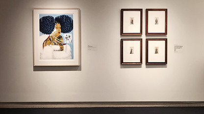 Student-curated exhibition explores modern, 17th-century prints