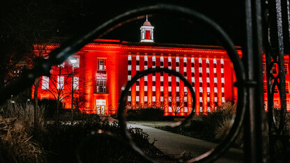 Show your Husker ♥ during Glow Big Red Feb. 14-15