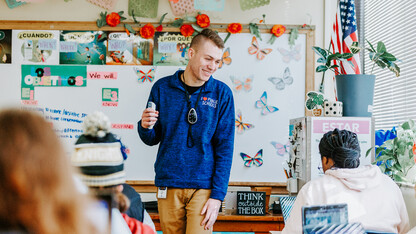 Brandt gains hands-on teaching experiences through Teacher Scholars Academy