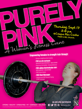 'Purely Pink' event celebrates women's fitness, wellness Sept. 17