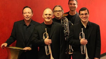 Faculty brass quintet preps for Oct. 26 recital