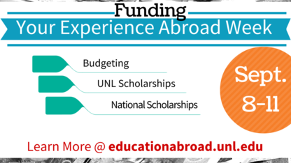Education abroad funding workshops begin Sept. 8