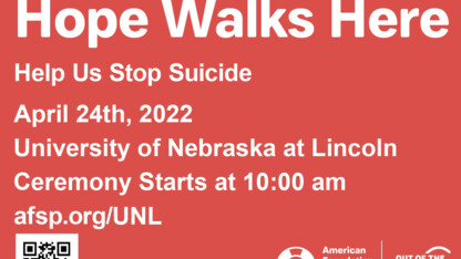 Out of the Darkness Walk for suicide prevention awareness April 24