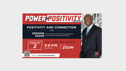Power of Positivity series to feature DeMoine Adams