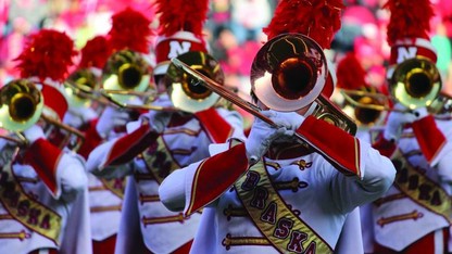 Cornhusker Marching Band takes over Memorial Stadium Aug. 21