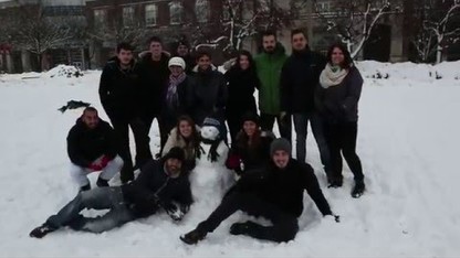 Nebraska Students Make the Most of a Snow Day