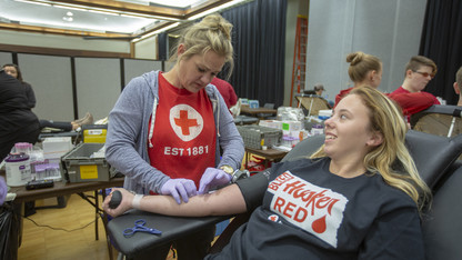 Iowa rivalry continues with Corn Bowl Blood Drive