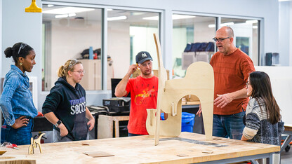 Students sprint through furniture creation